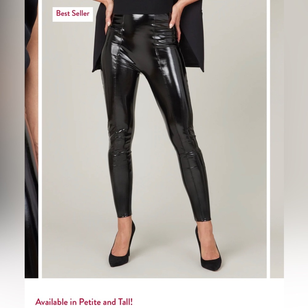 Faux Patent Leather Leggings
